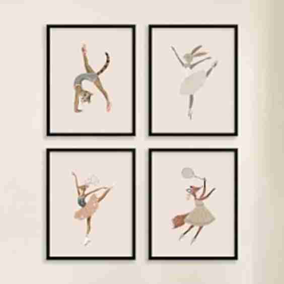 Minted Animal All-Stars Wall Art