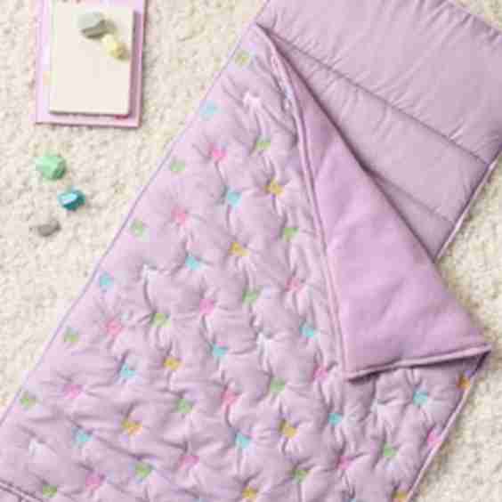  Embroidered Puffer Bow Nap Mat