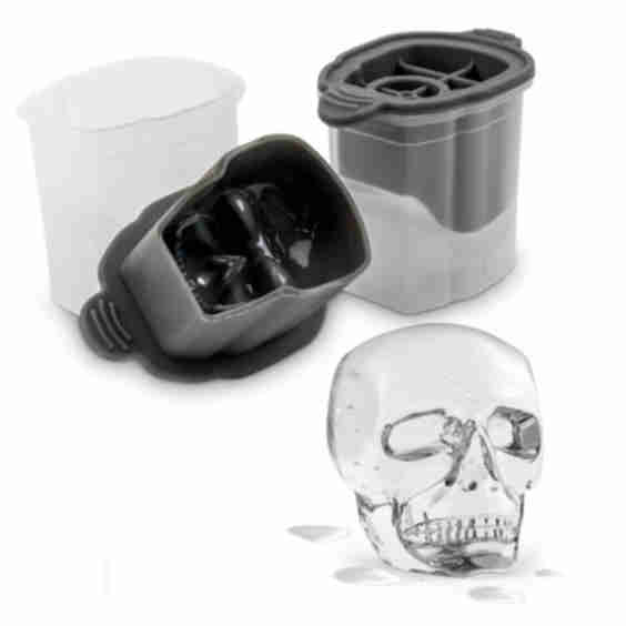 Skull Ice Mold, Set of 2