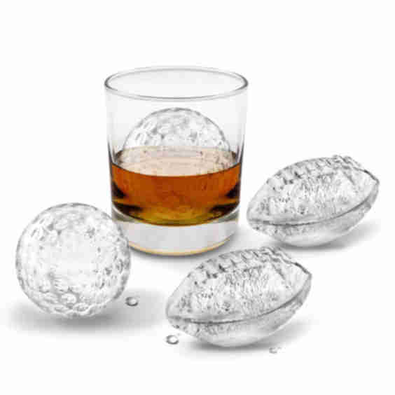 Football Golf Ice Molds Set Of 4