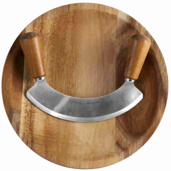 Ashden Mezzaluna with Acacia Wood Board