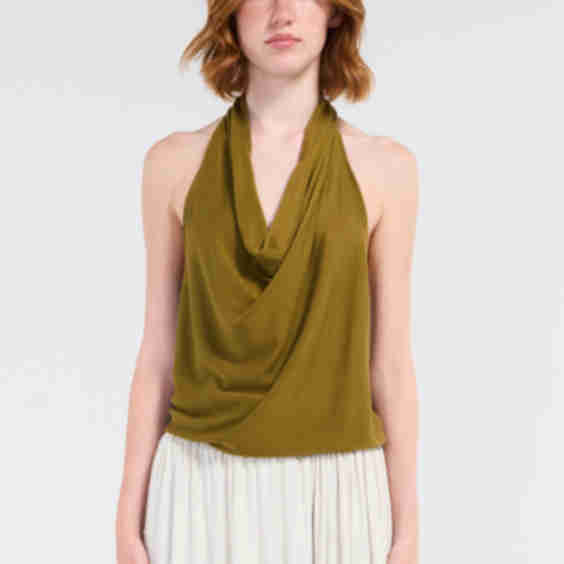 Hisako Cowl Neck Top
