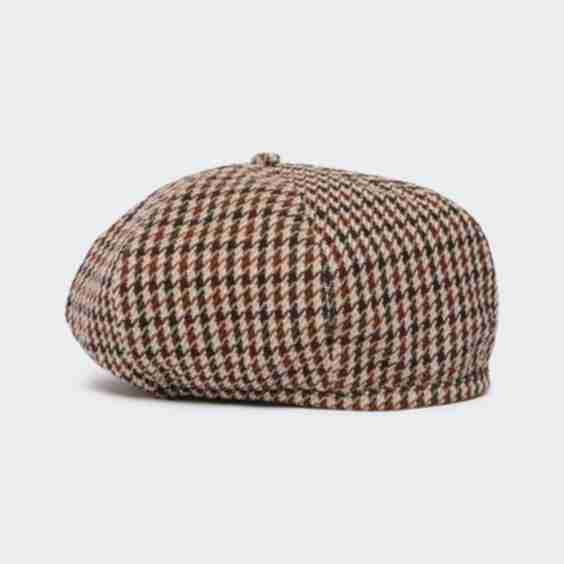 Wool And Cotton Basketweave Beret