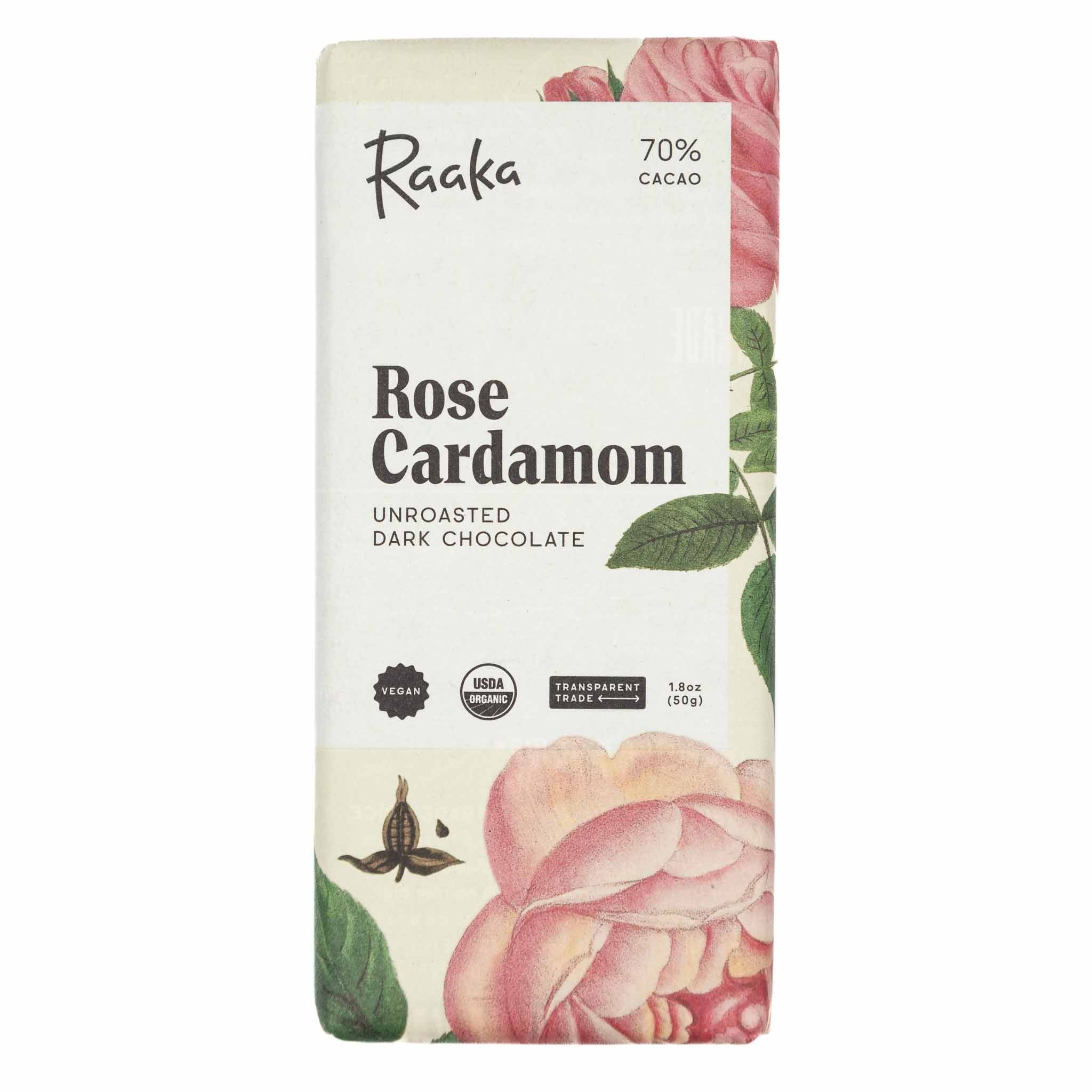 Rose Cardamom Chocolate Bar