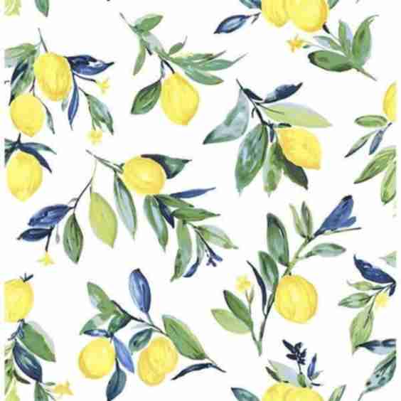 Lemon Drop Yellow Peel Stick Wallpaper
