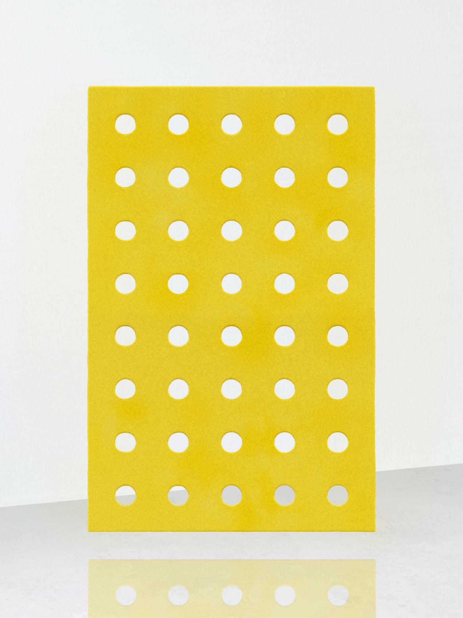 Perforated Rug Large Hole Jasper Yellow