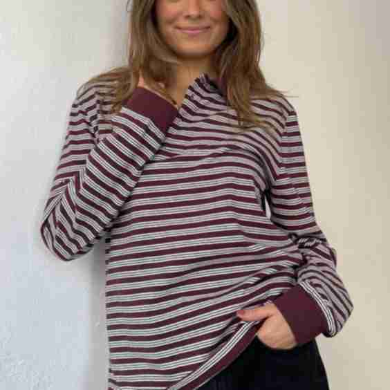 Hanni Long Sleeve Polo Shirt