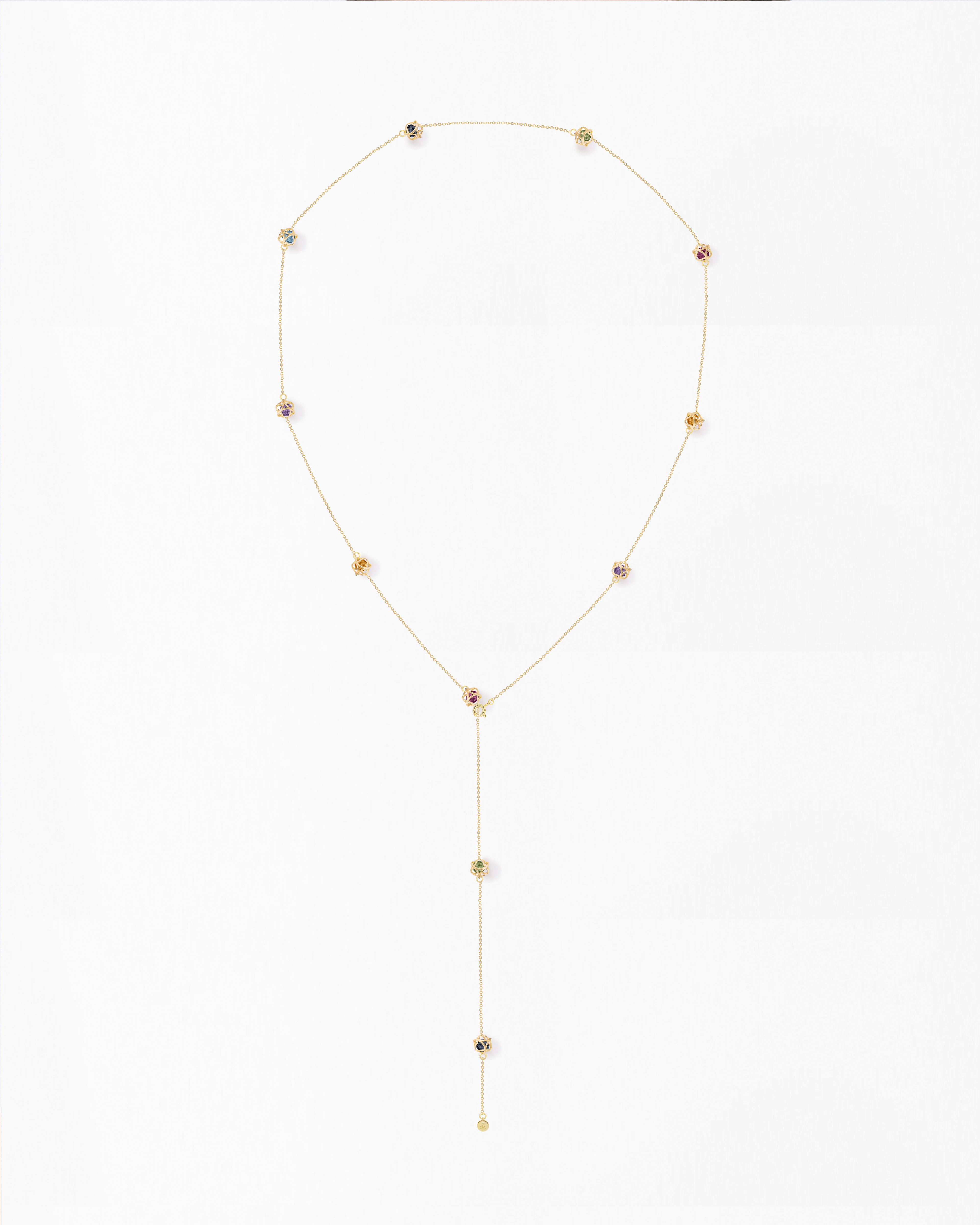 Embrace Montreal Leaves Necklace Long Multi-Star