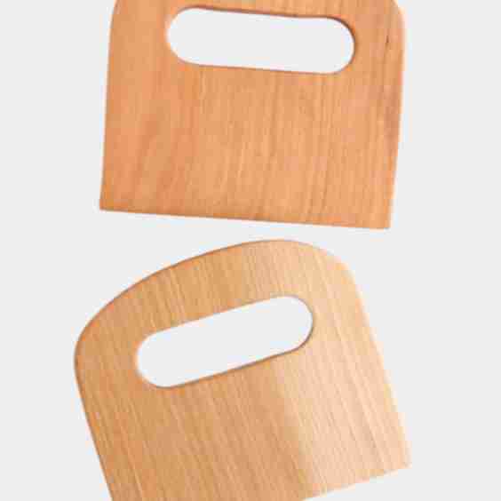 Handmade Wooden Dough Scraper