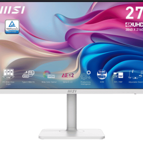 27 inch Computer Monitor with Height Adjustable