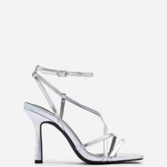 Havana Faux Leather Strappy Heeled Sandal