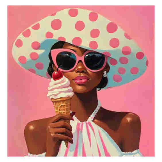 Adventurous Ice Cream On Canvas Wall Art