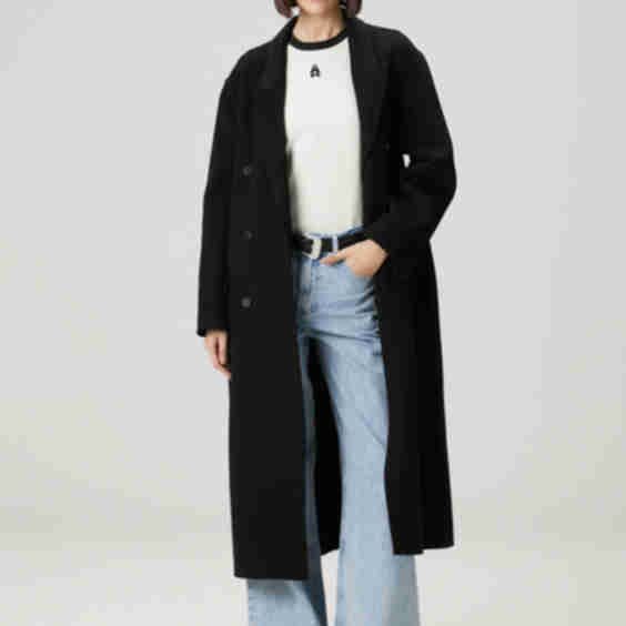 Hand Stitched Wool Coat