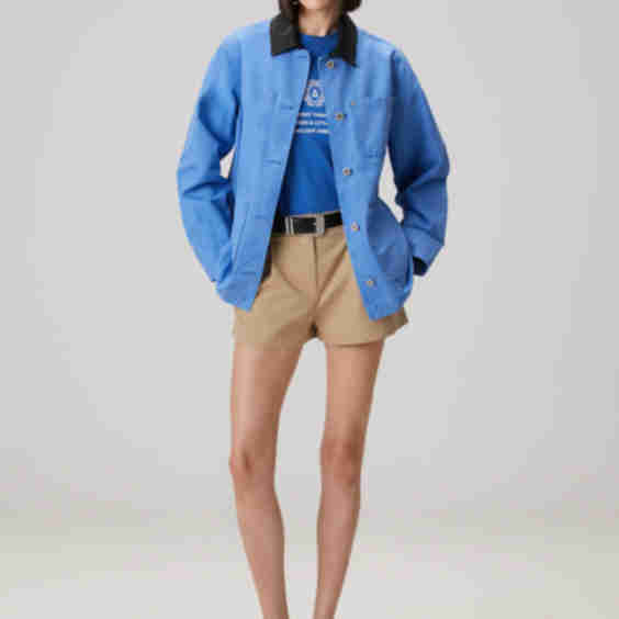 Camel Pleated Shorts