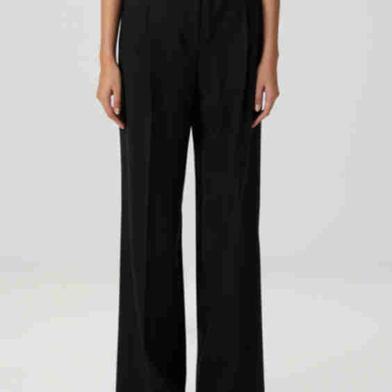  Double-Belted Wool Trousers
