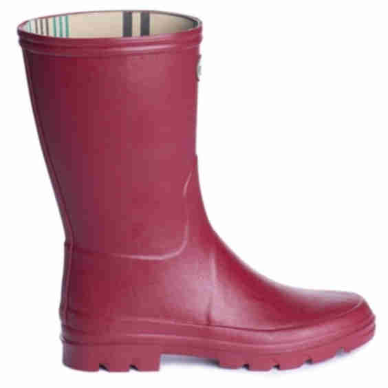 Wellies Le Chameau Women Iris Bottillon Jersey Lined Red