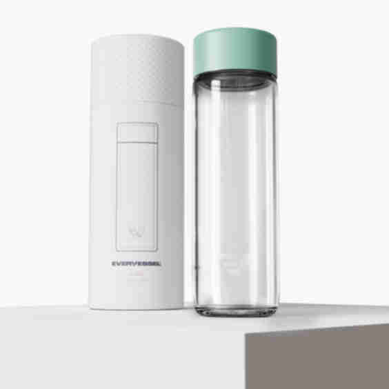 Borosilicate Glass Water Bottle