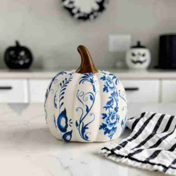 Resin Pumpkin Fall Decor