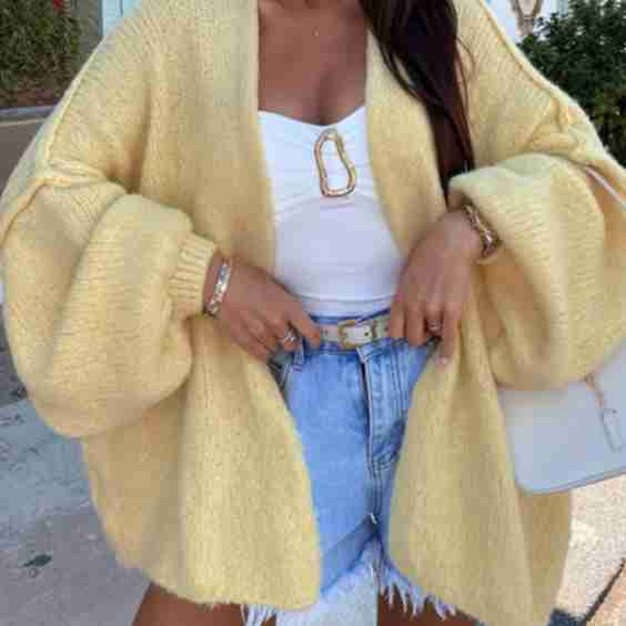 Cozy Simple Knit Cardigan