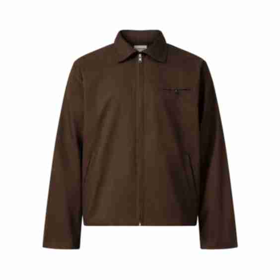 Zip - Up Kaki Jacket