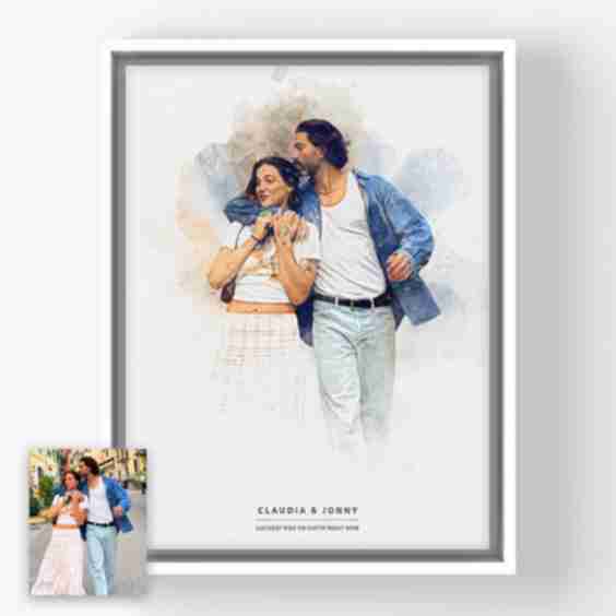 Watercolor Dream Custom Canvas