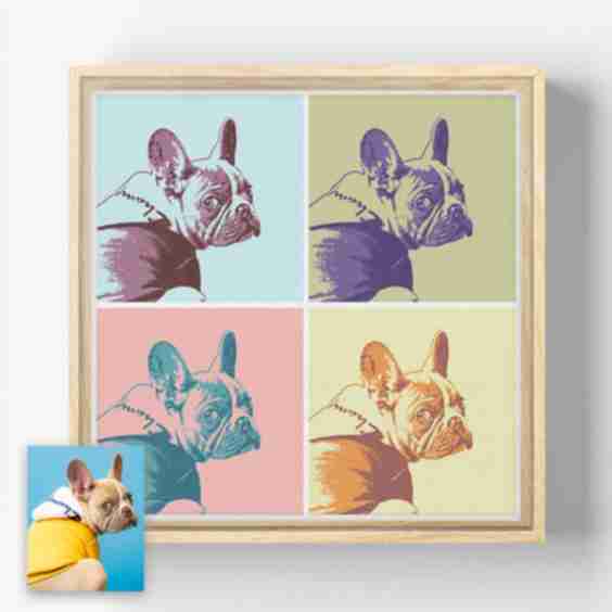 Furry Faces - Pop Art Custom Canvas