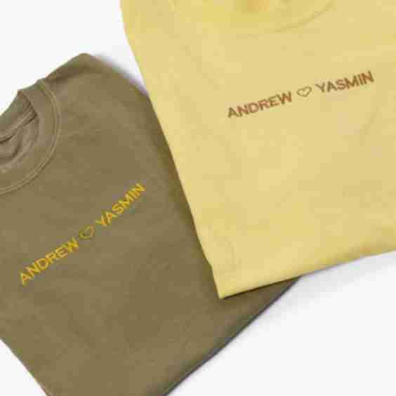 Custom Embroidered Loungewear T-Shirt