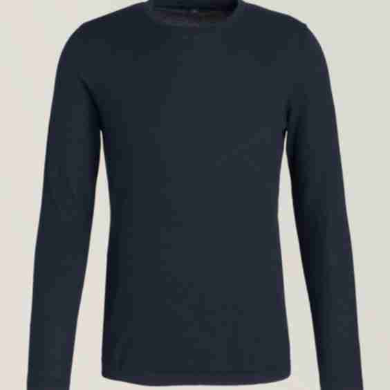 Cotton Blend Knit Sweatshirt