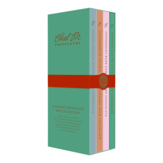Holiday Luxe Library Chocolate Bars Gift Set