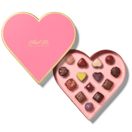 14-piece Valentine's Day Heart Collection Chocolates