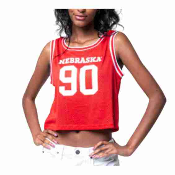 Nebraska Cornhuskers Cropped Basketball Jersey