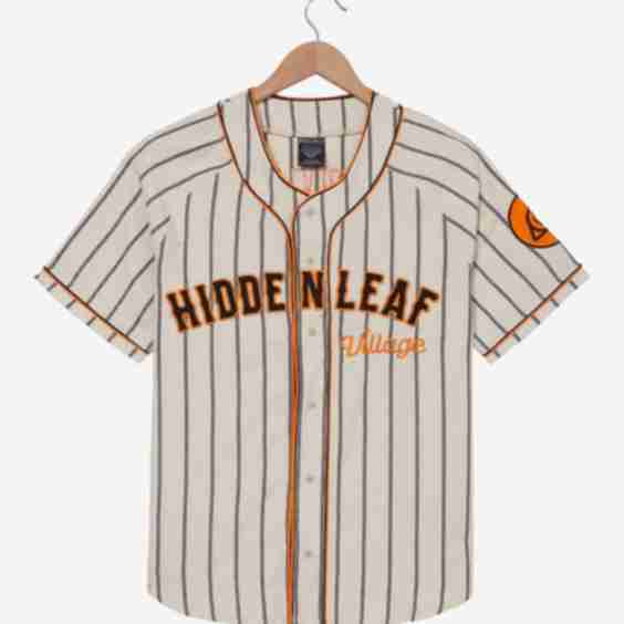 Naruto Shippuden Hidden Leaf Village Baseball Jersey