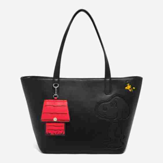 Snoopy Woodstock Tote Bag with Bag Charm