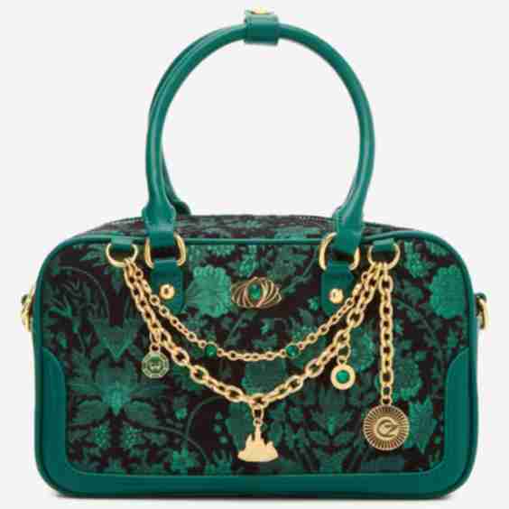 Wicked Oz Floral Handbag with Bag Chain