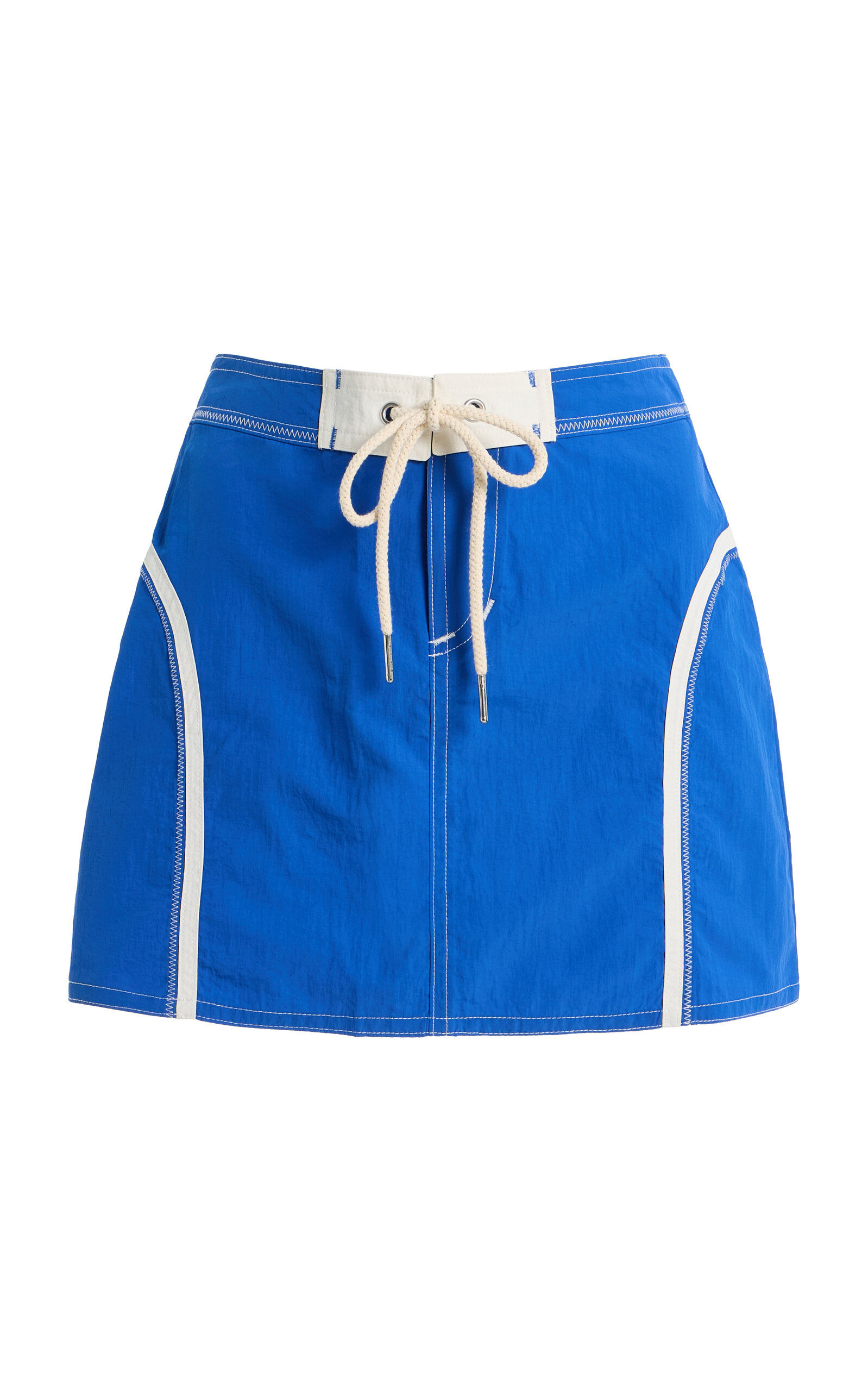 Nylon Mini Skirt