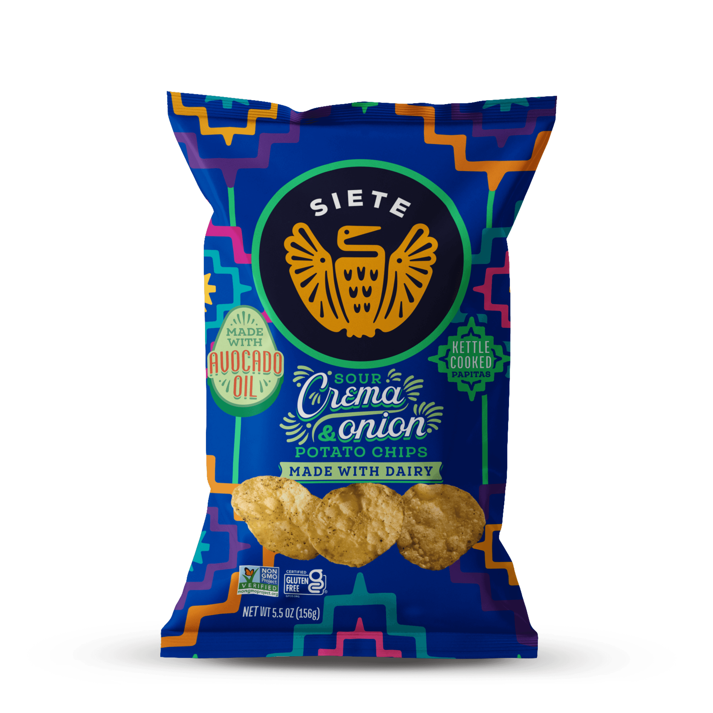 Kettle Cooked Sour Crema & Onion Potato Chips