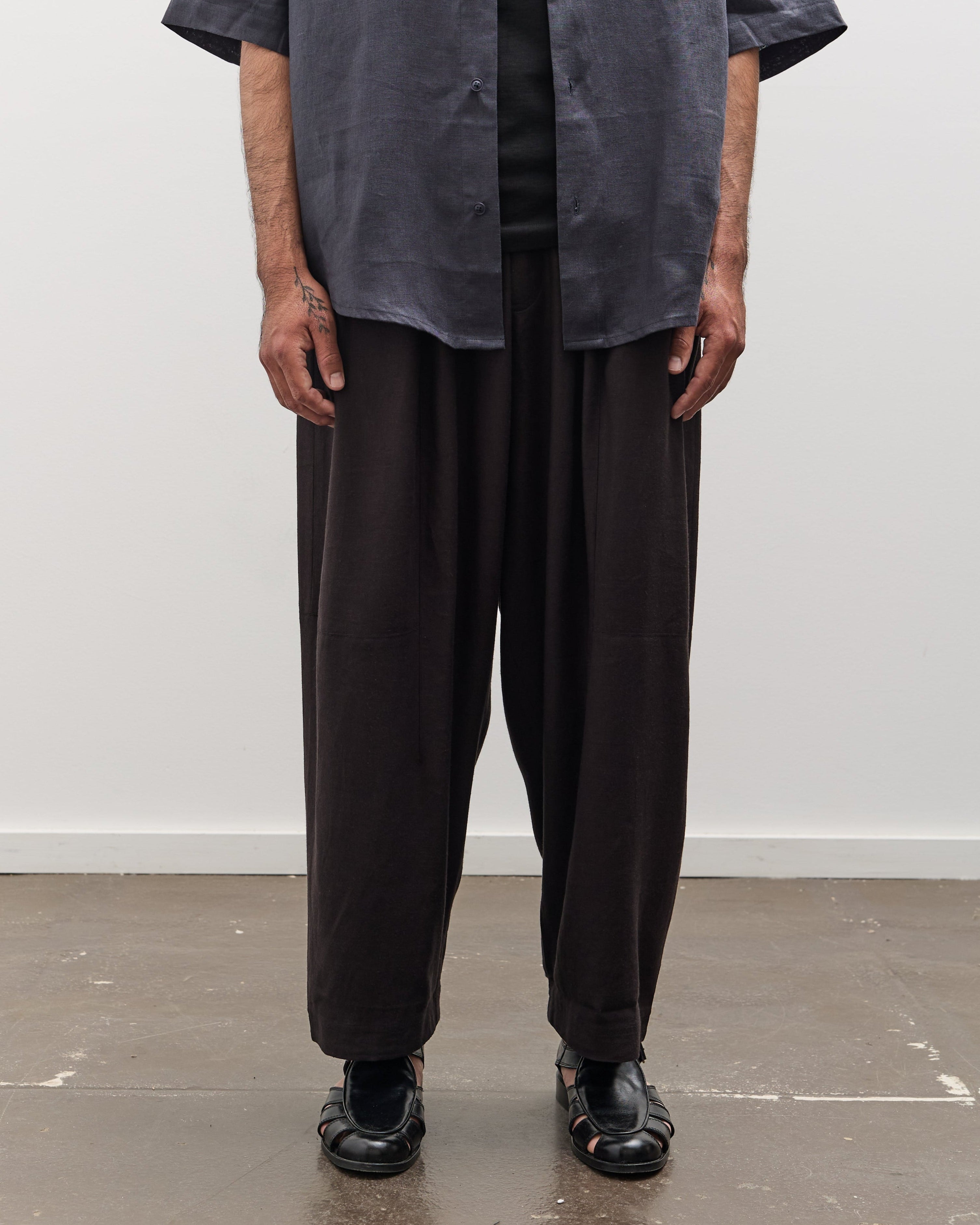 Elastic Panel Barrel Trouser