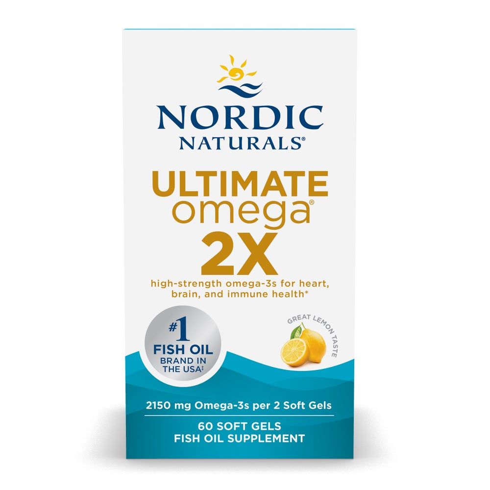 Ultimate Omega 2X Supplement - Lemon