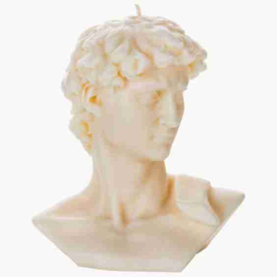 David  Sculpture Candle