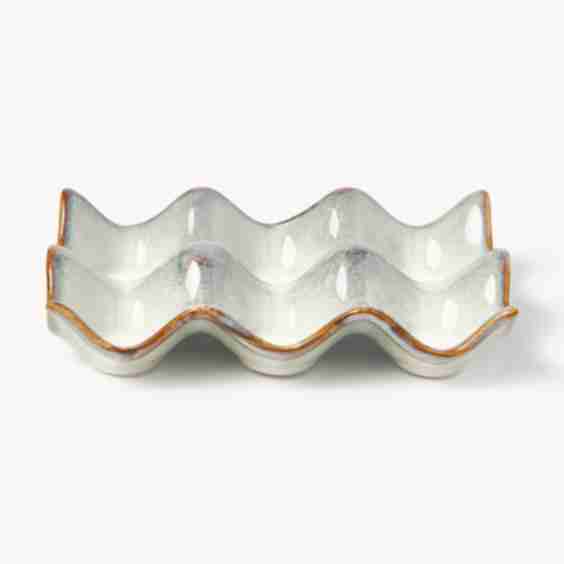 Nordic Sand Handmade Egg Tray