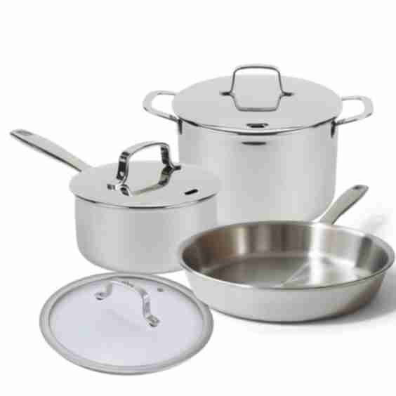 Maestro Professional Stainless Steel 6-Piece Cookware Set