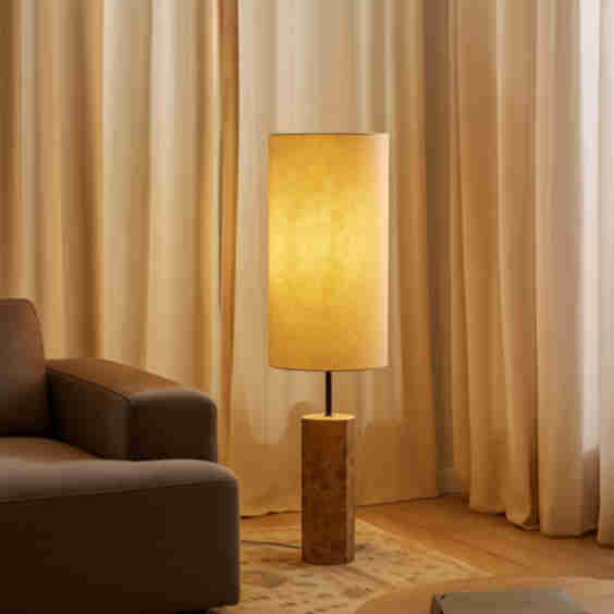 Columnar Marble Floor Lamp | Clmarbhs 45