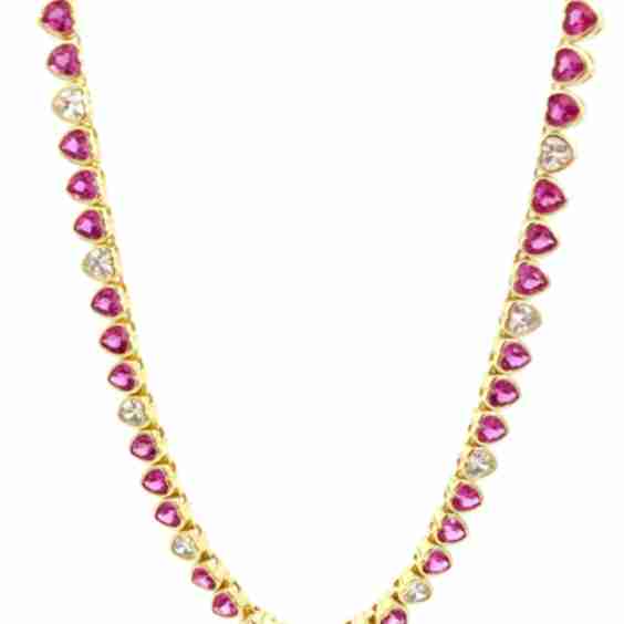 Topaz Heart Necklace