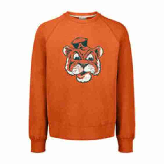 Vintage Aubie Head Pro Weave Crew