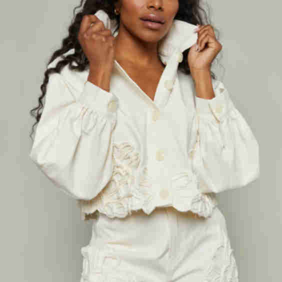 Terri Floral Embellished Jacket
