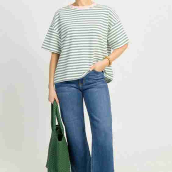 Kate Stripe Tee Top