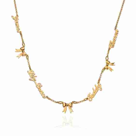 Be My Bow Multi-Name Necklace