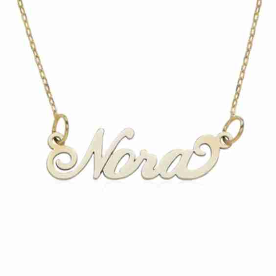 Small Carrie Name Necklace