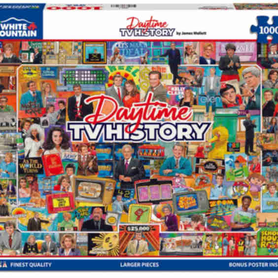 Daytime TV History - 1000 Piece Jigsaw Puzzle