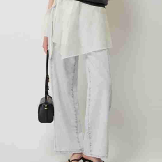 Sheer Layered Mini Wrap Skirt